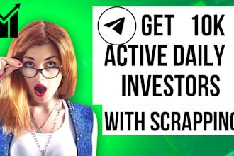 scrap 900k potential active  forex trader to your channel telegram promotion