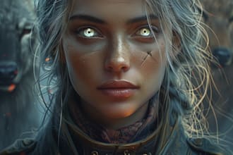 create stunning ai generated art based on your idea or prompt