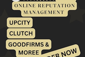 do clutch goodfirm upcity designrush sortlist g2 gmb reputation and management
