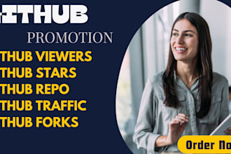 do github organic promotion to increase followers and viewer