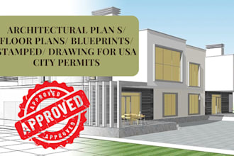 do stamp mep engineering, floor plan, architectural drawings, city permit in USA