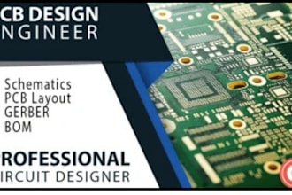 design pcb and professional schematic in eagle or altuim