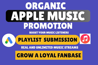 do organic apple music promotion via google ads apple playlist