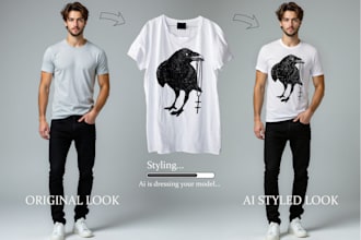 edit your photo with new outfit and backdrop