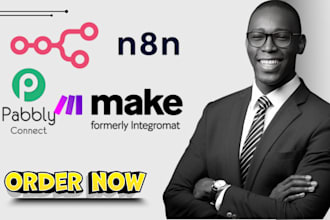n8n automation pabbly connect make integromat workflow automation API expert