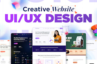 do responsive website ui ux design using figma