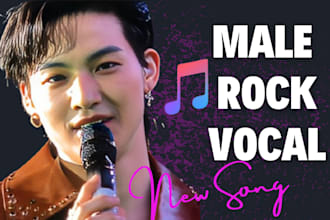 be your male rock and metal singer, clean and growls