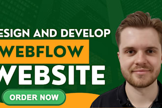 fast ,stunning webflow website  SEO, speed and conversion optimized