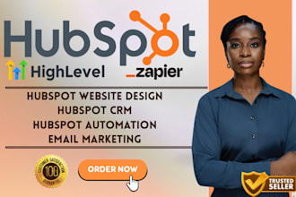 set up hubspot crm hubspot landing page gohighlevel sales funnel zapier hubspot