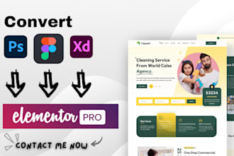 convert figma to wordpress PSD to wordpress figma to elementor