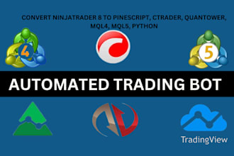 code ninjatrader to pinescript strategy, metatrader 5, ctrader, mt5, metatrader