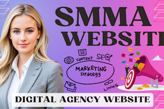 create a responsive wordpress digital marketing agency smma website marketing