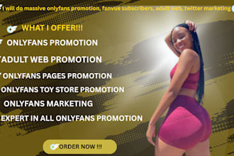 do massive onlyfans promotion, fanvue subscribers, adult web, twitter marketing