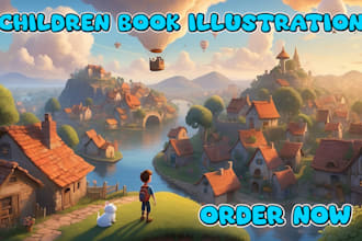 do children storybook, children book illustration, story book