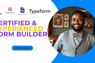 create responsive jotform ai agent google form typeform cognito form paperform
