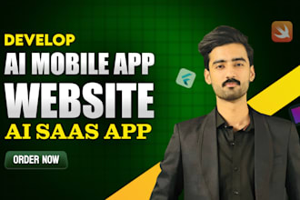 develop ai mobile app development ai saas app and website