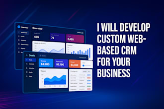 develop a professional cloud based ai CRM for your business