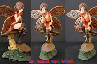 3d print and paint, aos, warhammer 40k painting, miniature painting, mini figure