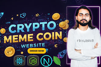 launch your meme coin with custom token, web3 website, and wallet support