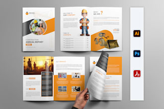 design and redesign company profile, annual report, booklet, or proposal