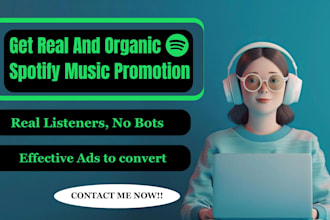 create effective ads to promote your spotify music
