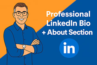 optimize and rewrite your linkedin bio and about section with ai and human touch