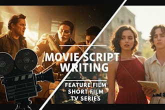 do screenwriting, movie script writing, film script, screenplay, movie script