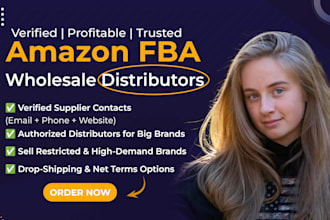 provide amazon fba wholesale suppliers and distributors list