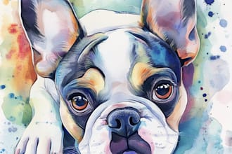 make realistic portraits of your cat, dog or any pets