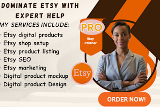set up etsy shop with etsy digital products etsy digital planner etsy SEO