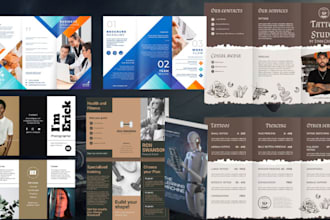design trifold brochure, bifold brochure, digital brochure,trifold flyer,booklet