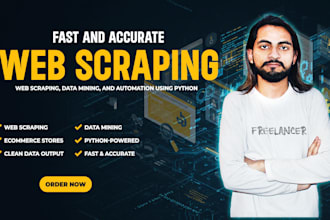 do fast and accurate web scraping data mining and automation using python