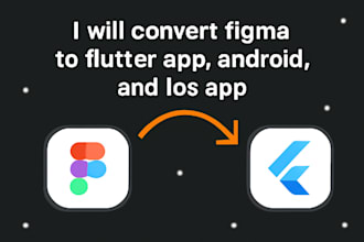 convert figma to flutter app, android, and ios app