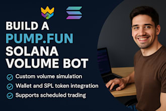 create a solana volume bot for pumpfun tokens with real spl transfers