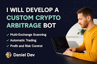develop a crypto arbitrage trading bot with multi exchange support