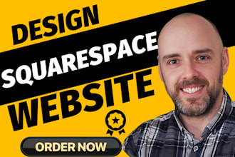 squarespace website design, online store, landing page and site development