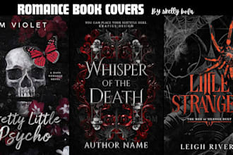 do dark romance, crime, young adult, and fantasy book cover