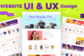 create UI UX design for mobile app using figma, website UI UX design