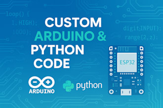 build a complete arduino or esp32 solution for your project