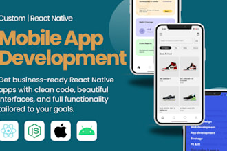 develop custom mobile apps for ios and android