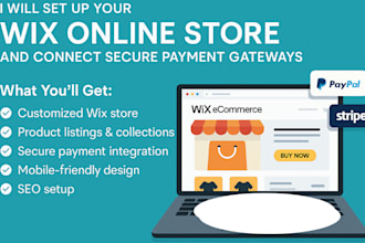 set up your wix online store and connect secure payment gateways