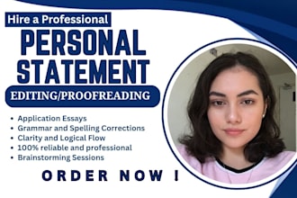 edit proofread your personal statement statement of purpose college application