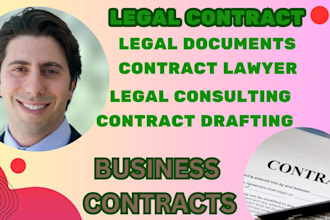 be your lawyer to draft contracts agreements and legal document for you