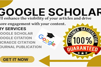 increase google scholar citation backdated citation and write research article