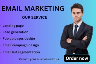 setup a well design email marketing flows in klaviyo and zoho