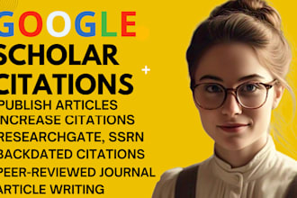 increase google scholar citations, backdated citations, research journals