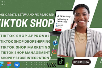 create tiktok shop, fix rejected tiktok shop, dropshipping, tiktok ads manager