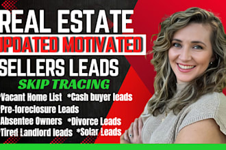 do skip tracing for real estate leads motivated seller active cash buyer