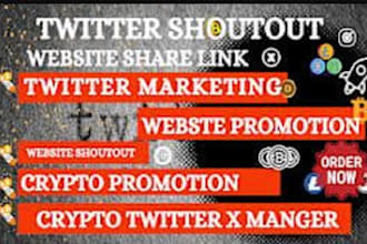 promote share link website shoutout to 10m ig, app, twitter yt nft, crypto user