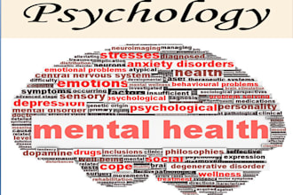research and write on psychology and mental health issues